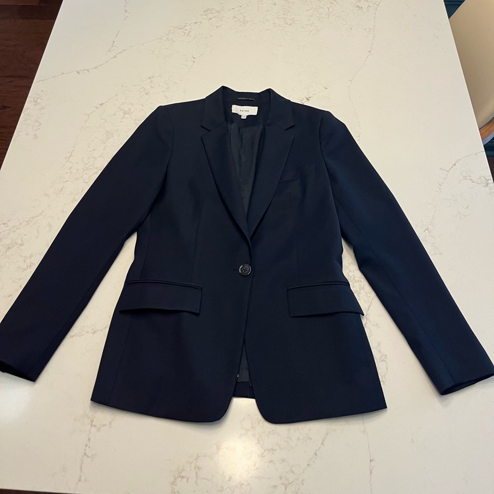Reiss Fenton Suit (Blazer & Pants) in Navy Blue - Picture 7 of 16